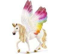 Schleich Bayala - Winged Rainbow Unicorn Toy Figurine - Kids 5+ | 70576 | Unico