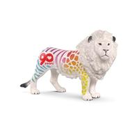 Schleich Collectors - 12cm Rainbow White Lion Toy Figurine 90th Anniversary Edition. Unique Limited Edition Detailed Hand-Painted Collectable Figure for Boys and Girls. Fun Play for Kids Ages 4+ 72264
