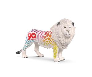Schleich Collectors - 12cm Rainbow White Lion Toy Figurine 90th Anniversary Edition. Unique Limited Edition Detailed Hand-Painted Collectable Figure for Boys and Girls. Fun Play for Kids Ages 4+ 72264