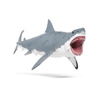 SCHLEICH Dinosaurs - 11" Megalodon Shark Figurine - Durable Jurassic Dinosaur Toys - Realistic Shark Toys for Boys and Girls - Fun Bathtub Animal Figures for Toddlers and Kids Ages 5+ | 15055