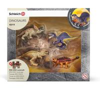 Schleich Dinosaurs 42212 - Set of 4 mini dinosaurs with lava puzzle