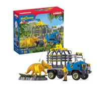 Schleich Dinosaurs - 43Pc Dino Transport Mission Playset - Kids 4+ | 42565 | Dinosaur Figurine, Realistic Animal Toys, Dino Figure for Boys and Girls, Screen-Free Imaginative Pretend Play