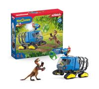 Schleich Dinosaurs - 5Pc Track Vehicle Playset - Kids Ages 4+ | 42604