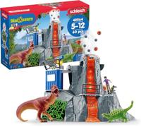 Schleich Dinosaurs - 60Pc Volcano Expedition Base Camp - Kids 4+ | 42564