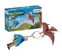 Schleich Dinosaurs Jetpack Chase Playset 41467 Dinosaur Researcher Maxx Set