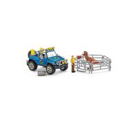 Schleich Dinosaurs Off-Road Vehicle With Dino Outpost Toy Playset