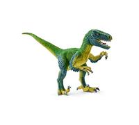 schleich 14585 Dinosaurs Realistic Velociraptor Figurine with Moving Jaw - Detailed Prehistoric Jurassic Dino Figurine and Toy Truck, Durable for Fun Play - Dinosaur Toys, Gift for Boys Age 4+