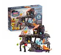 SCHLEICH Eldrador - 119PC Smashrador Master Cave Fortress BattleCave Playset - Light Up LED Toy with 18 Battle Functions - With 4 BattleCaves and 6 Eldrador Creatures for Boys, Girls - Kids Ages 7+