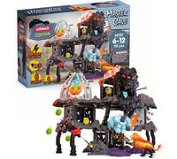 Schleich Eldrador - 119PC Smashrador Master Cave Fortress BattleCave Playset-Light Up LED Toy with 18 Battle Functions - with 4 BattleCaves - Ages 7+