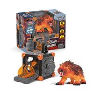 Schleich Eldrador Creatures - 31PC Battle Cave with Lava Bear Playset - Interactive Cave with Pretend Weapon, Trap and Monster Figurine for Boys and Girls - Fantasy Toys for Kids Ages 7+ | 42732