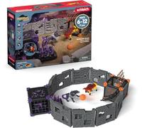 Schleich Eldrador Creatures - 71 PC BattleCave Arena Lava Vs. Shadow Playset - Interactive Lava Bull and Shadow Hound Set - Animal Monster Figurines for Boys and Girls - Toys for Kids Ages 7+ | 42673
