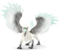 SCHLEICH Eldrador Creatures - 13" Ice Griffin Toy - Large Dragon Figure with Movable Wings - Winged Lion Beast Figurine for Imaginative Play - Fun Monster Fantasy Toy for Boys and Girls 7+ | 70143