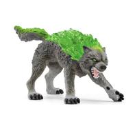 Schleich Eldrador Creatures - 6" Stone Wolf Figurine - Fun Fantasy Animal Figure for Imaginative Play for Boys and Girls - Durable Rock Beast Toy - Cool Monster Toys for Kids Ages 7+ | 70153