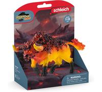 Schleich Eldrador Creatures - 7" Lava Bull Figurine - Fire Monster Figure for Boys and Girls for Imaginative Play - Ages 7+ | 42493
