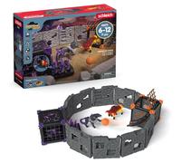 Schleich Eldrador Creatures - 71 PC BattleCave Arena Lava Vs. Shadow Playset - Interactive Lava Bull and Shadow Hound Set - Ages 7+ | 42673