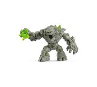 Schleich Eldrador Creatures - 8" Stone Monster Toy with Crystal Set - Cool Movable Monster Action Figure Fantasy Giant Rock Beast - Ages 7+ | 70141