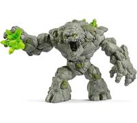 Schleich Eldrador Creatures - 8" Stone Monster Toy with Crystal Set - Cool Movable Monster Action Figure for Boys and Girls - Fantasy Giant Rock Beast Figurine - Fun Scary Toys - Kids Ages 7+ | 70141