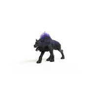 SCHLEICH 42554 Eldrador Creatures Mythical Shadow Wolf Monster Figure - Featuring Purple Coat and Translucent Back Crystals, Very Durable Monster Toys Gift for Boys, Girls, Kids Ages 7+