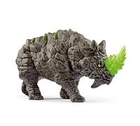 Schleich Eldrador Creatures - Stone Battle Rhino Figurine - Fantasy Rhinoceros for Boys and Girls - Durable Rock Beast Figures for Imaginative Play - Monster Toys for Kids Ages 7+ | 70157