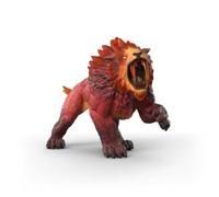 Schleich ELDRADOR - Lava Sabertoothed Tiger Toy Figurine - Kids 7+ | 70899