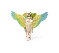 SCHLEICH Bayala 70566 Fairy Surah with Glitter Pegasus, Multicolor, 16 x 15 x 18 cm