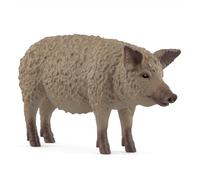 Schleich Farm World - Cute, 10cm Mangalica Pig Toy for Kids. Realistic, Farm Animal Toys for Boys and Girls. Fun Educational Figure for Screen-Free, Imaginative Learning for Children Ages 3+ 14892