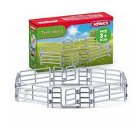SCHLEICH Farm World Corral Fence with Gate Toy Accessory - Highly Detailed and Durable Farm Animal Toy Accessory, Fun and Educational Play for Boys and Girls, Gift for Kids Ages 3+, Small