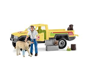 Schleich Farm World - 18Pc Veterinarian Visit At The Farm - Kids 3+ | 42503