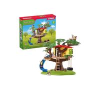 Schleich Farm World - 28Pc Adventure Tree House Playset - Kids 3+ | 42408 | Farm Animal Figurine, Realistic Animal Toys, Barn Toy for Kids 3+