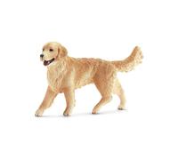 schleich Farm World - 3" Female Golden Retriever Figurine - Realistic Barnyard Dog Figure for Screen-Free Play - Boys and Girls Ages 3+ | 16395