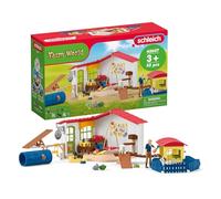 Schleich Farm World - 35Pc Pet Hotel Playset - Kids Ages 3+ | 42607
