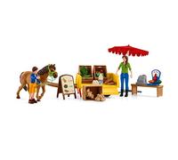 Schleich Farm World - 39Pc Sunny Day Mobile Farm Stand - Kids 3+ | 42528