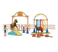 SCHLEICH 42481n Farm World Pony agility training