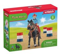 Schleich Farm World 42576 Cowgirl Barrel Racing Fun - Appaloosa Stallion Figure