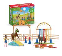 Schleich Farm World - 48Pc Pony Agility Training Playset - Kids 3+ | 42481