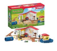 Schleich Farm World Pet Hotel Toy Playset, 3 to 8 Years, Mu