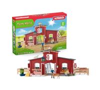 Schleich Farm World Red Barn with Animals and Accessories T