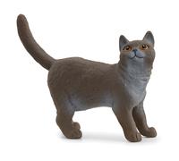 SCHLEICH Farm World - Farm Animal Toy British Shorthair Cat Figurine