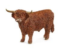 Schleich Farm World Highland Bull Toy Figure 3 To 8 Years Brown 13919 13919