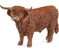 Schleich Farm World - Highland Bull Toy Figurine - Kids Ages 3+ | 13919