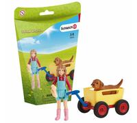 Farm World Puppy Wagon Ride Schleich Multi One Size