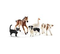 schleich 42386 FARM WORLD Tier-Mix, ab 3 Jahren, FARM WORLD - Spielfigur, 10 x 1