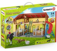 Schleich 42485 Horse stable Farm World stable play set horses toy barn accessory