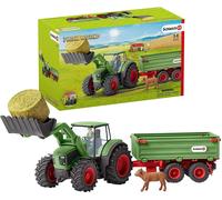 Schleich Farm World Tractor with Trailer 42379 Farm Farmer Animals