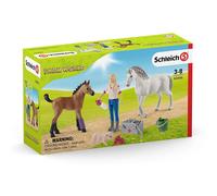 42486 Schleich Vet Visiting Mare and Foal Farm World Plastic Figure Figurine