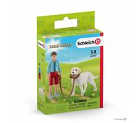 Schleich Farm World Walk with Labrador Retriever 42478