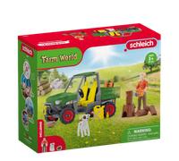 Schleich Farm World Working in the Forest Toy Playset, 3 Ye