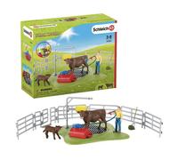 Schleich FarmWorld Happy Cow Wash Playset 42529 Collectable Animals Toy FREE P&P