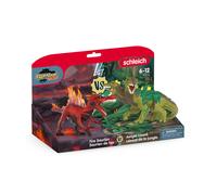 Schleich Fire Saurian Vs Jungle Lizard Playset