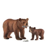 Schleich Grizzly Bear with cub - 42473